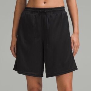 lululemon athletica Women's Black Relaxed-Fit Mesh Shorts